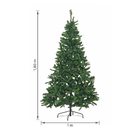 Árvore de Natal Puglia 180cm Plástico Verde 630 Galhos Cromus
