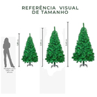 Árvore De Natal Verde 180cm Com 580 Galhos