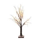 Arvore Natal Galhos Secos Nevados Com 36 Leds 60cm 1 Unidade