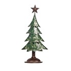Árvore Natal Pinheiro Decorativo Metal Verde 40cm 1 Unidade