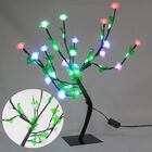 Arvore Pisca Pisca 36 Leds Abajur Roseira 54 Cm Luminaria Nat