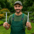 Aspersor Irrigador Jardim Decora 25cm 4 Jatos Água