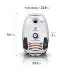 Aspirador De Pó Com Saco Electrolux 1250w Filtro Hepa Powerfo