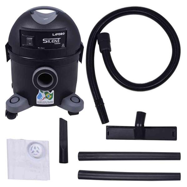 Aspirador De Pó E Água 12l Silent 1500w Lavor Wash