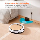 Aspirador De Pó Robô V5s Plus Aspirador E Esfregão Bege