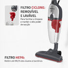 Aspirador De Pó Turbo Cycle Hepa Mondial 1550w - Ap-41-gi 110