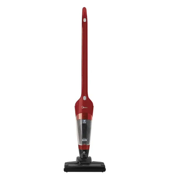 Aspirador De Pó Vertical Midea 2 Em 1  Preto E Vermelho Vsc15