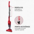Aspirador de Pó Vertical Mondial Turbo Cycle AP-36 Vermelho 2