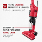 Aspirador de Pó Vertical Mondial Turbo Cycle AP-36 Vermelho 2