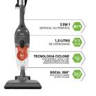 Aspirador De Pó Vertical Philco Ciclone 2 Em 1 1400w  110v