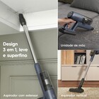 Aspirador De Pó Vertical Sem Fio Electrolux Ergorapido 3 Em 1