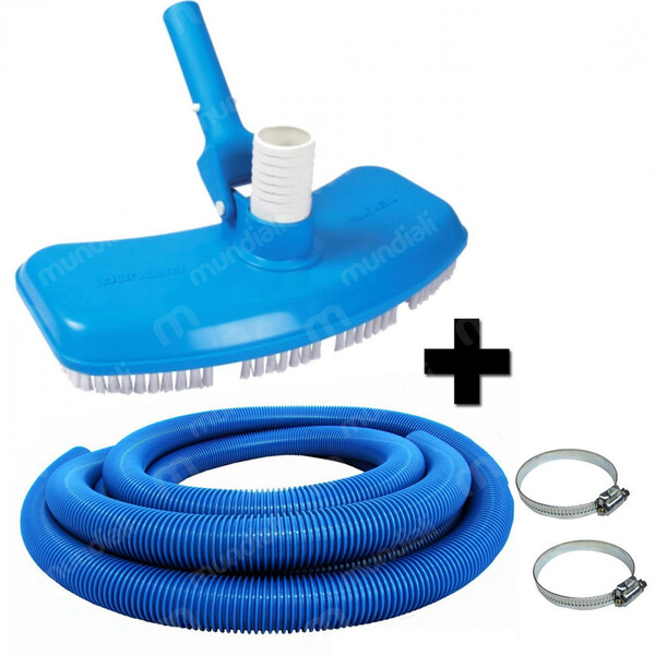Aspirador para Piscina Asa Delta + Mangueira 6m 38mm com Abra