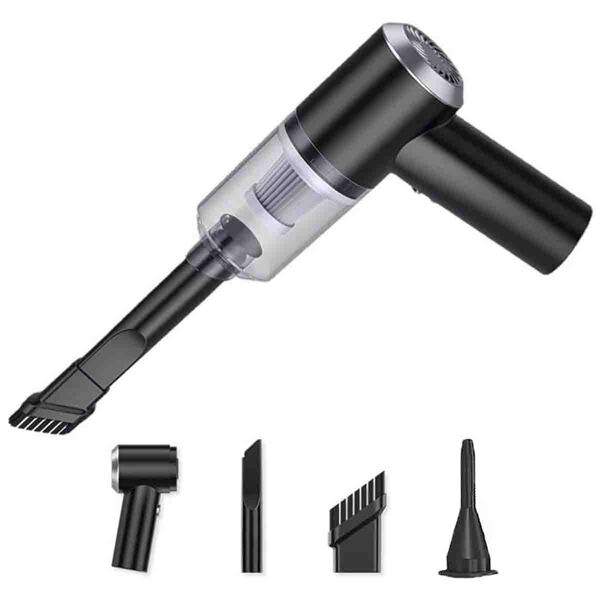 Aspirador Po Sem Fio Portatil Soprador Multiuso Casa Teclado