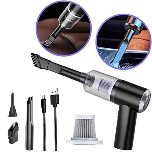 Aspirador Pó Sem Fio Soprador Portatil Poeira Limpeza Teclado