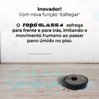 Aspirador Robô Ropo Glass 4 Preto 4 Em 1 Bivolt