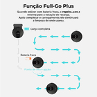 Aspirador Robô Ropo Glass 4 Preto 4 Em 1 Bivolt