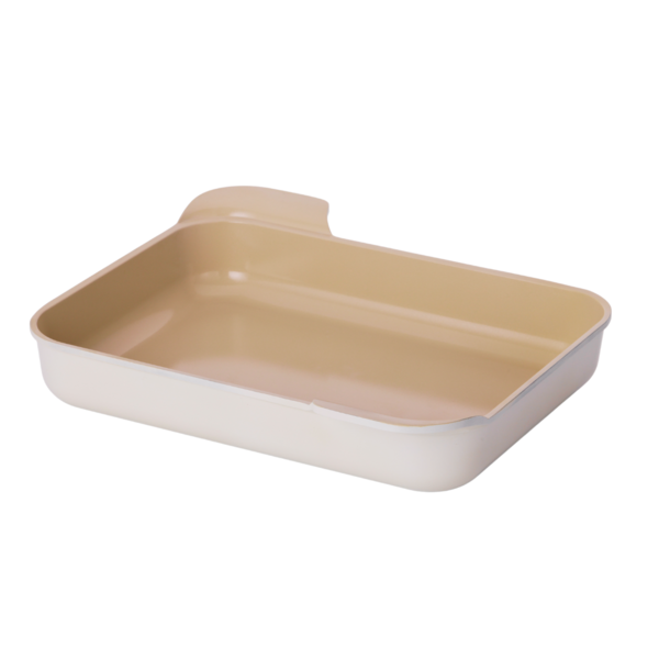 Assadeira - 397x316mm/6l - Neoflam, Pérola, Alumínio Injetado