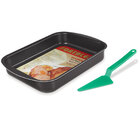 Assadeira Alta Retangular Antiaderente 28 Cm Preta Fortaleza