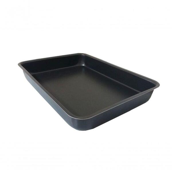 Assadeira Antiaderente Retangular Alta Nº4 Preta Superflon