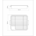 Assadeira Com Grelha Service Prata 36cm Tramontina