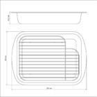 Assadeira Com Grelha Tramontina Alumínio Com Revestimento Ant