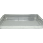 Assadeira De Cuca Nº4 Retangular De Alumínio 5 Estrelas Prata
