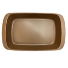 Assadeira De Porcelana 34cm Tango 2 Litros Marrom Oxford