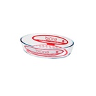 Assadeira De Vidro 26cm Oval 1,6 Litros Biona