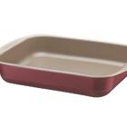 Assadeira Funda 28cm 2,9l Brasil Vermelho Aluminio Com Revest