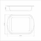 Assadeira Funda Brasil Preta 28 Cm