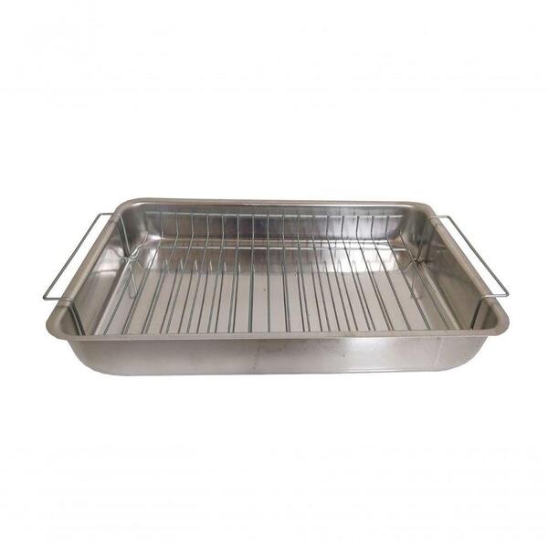 Assadeira Grande Nº4 Com Grelha De Alça Para Forno Belmar