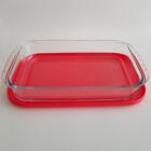 Assadeira Lasanheira Em Vidro Temperado C/ Tampa Marinex Prát