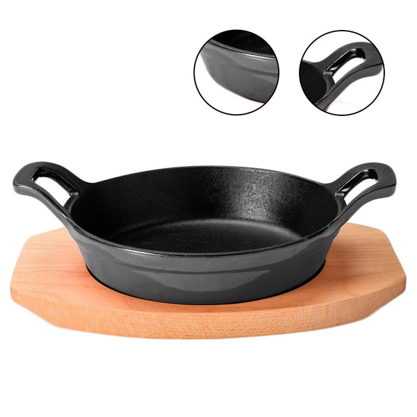 Assadeira Oval Base De Madeira 1l Sauté 57502/163 Brinox