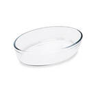 Assadeira Oval Em Vidro Brinox Cheff 26x18x6cm
