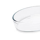 Assadeira Oval Em Vidro Brinox Cheff  39x27x6cm