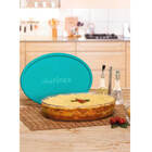 Assadeira Oval Marinex Grande 3,2l Forma De Vidro Com Tampa T