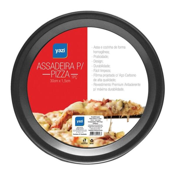 Assadeira Para Pizza Yazi 30x1,5cm 13635 Yad108m