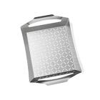 Assadeira Perfurada Napoleon Em Aço Inox