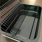 Assadeira Preta + Grelha Interna Esmaltada Retangular Forma