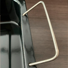 Assadeira Preta + Grelha Interna Esmaltada Retangular Forma