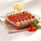 Assadeira Quadrada De Vidro Com Tampa 1,8 Litros Marinex Bran