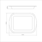 Assadeira Rasa Brasil Preta 28 Cm