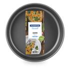 Assadeira Redonda Alumímio 24 Cm Preto