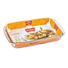 Assadeira Refratário Retangular Grande De Vidro Marinex