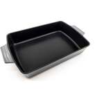 Assadeira Reta De Ferro 33,5 Cm 4 Litros Sauté Cinza Haus 575