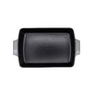 Assadeira Reta De Ferro 33,5 Cm 4 Litros Sauté Cinza Haus 575