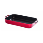 Assadeira Retangular Antiaderente Vermelha N01 21x30x5cm