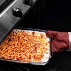 Assadeira Retangular Em Vidro Brinox Cheff 28x20x5cm