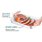 Assadeira Retangular Rochedo F3 Dura E Polida