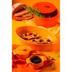 Assadeira Roaster Porcelana 35 Cm Sem Tampa Amarelo Germer